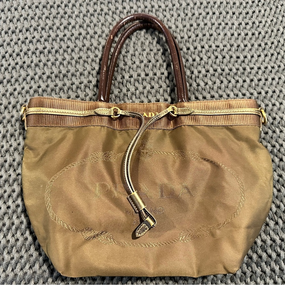 Authentic Prada Small Nylon Handbag - image 1